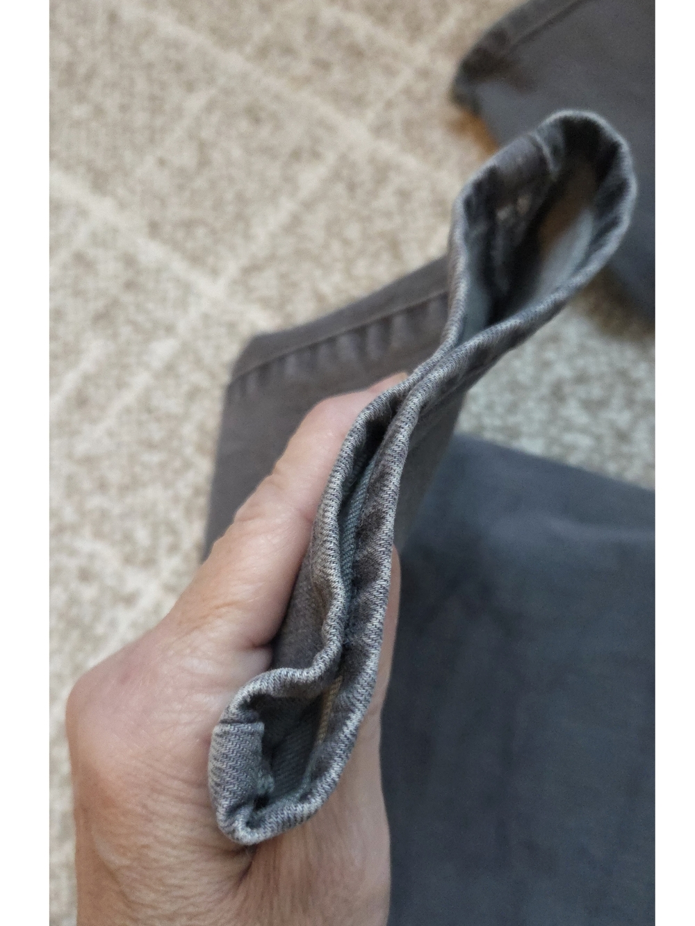 Talbots Slim Ankle Dark Gray Grey Jeans 6P - Picture 4 of 7